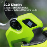 Sécateur électrique 24 V, batterie 2,0 Ah, chargeur 30 W Type-C avec cordon de recharge 3 pieds inclus