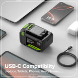 24V 8.0Ah High Power Battery with Type-C USB Port