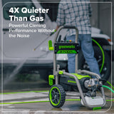 Laveuse à pression électrique sans balai 2700 PSI (lb/po²), 2,3 GPM maximum