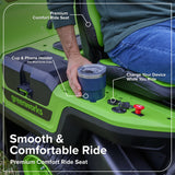 80V 30" CrossoverT Riding Lawn Tractor, (4) 6.0Ah Batteries and 600 Watt Charger Included