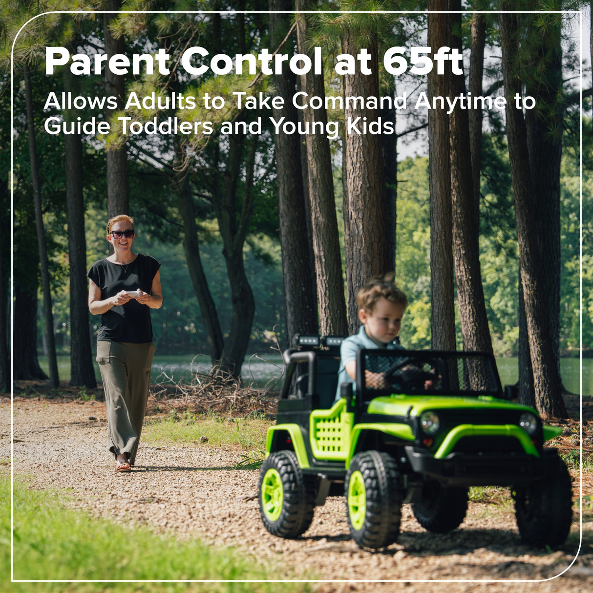 Greenworks 24V Kids Adventure Series SUV, 4.0Ah Battery and 30W Charger Included