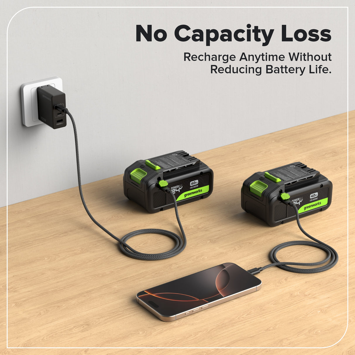 24V 4.0Ah High Power Battery with Type-C USB