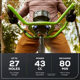 Tête de tarière à terre 60 V (Outil seulement)