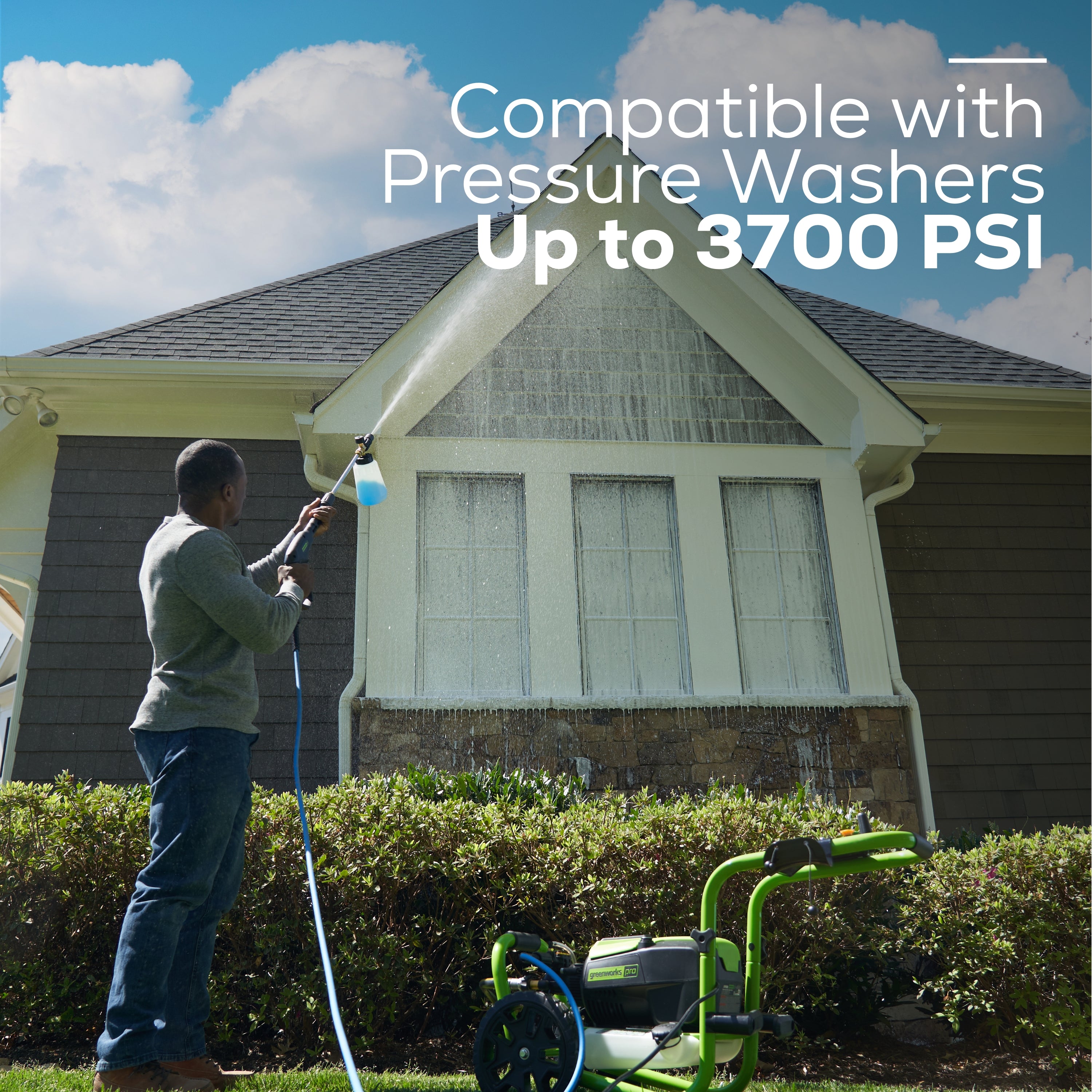 Premium Pressure Washer Foam Cannon – Greenworks Tools Canada Inc.