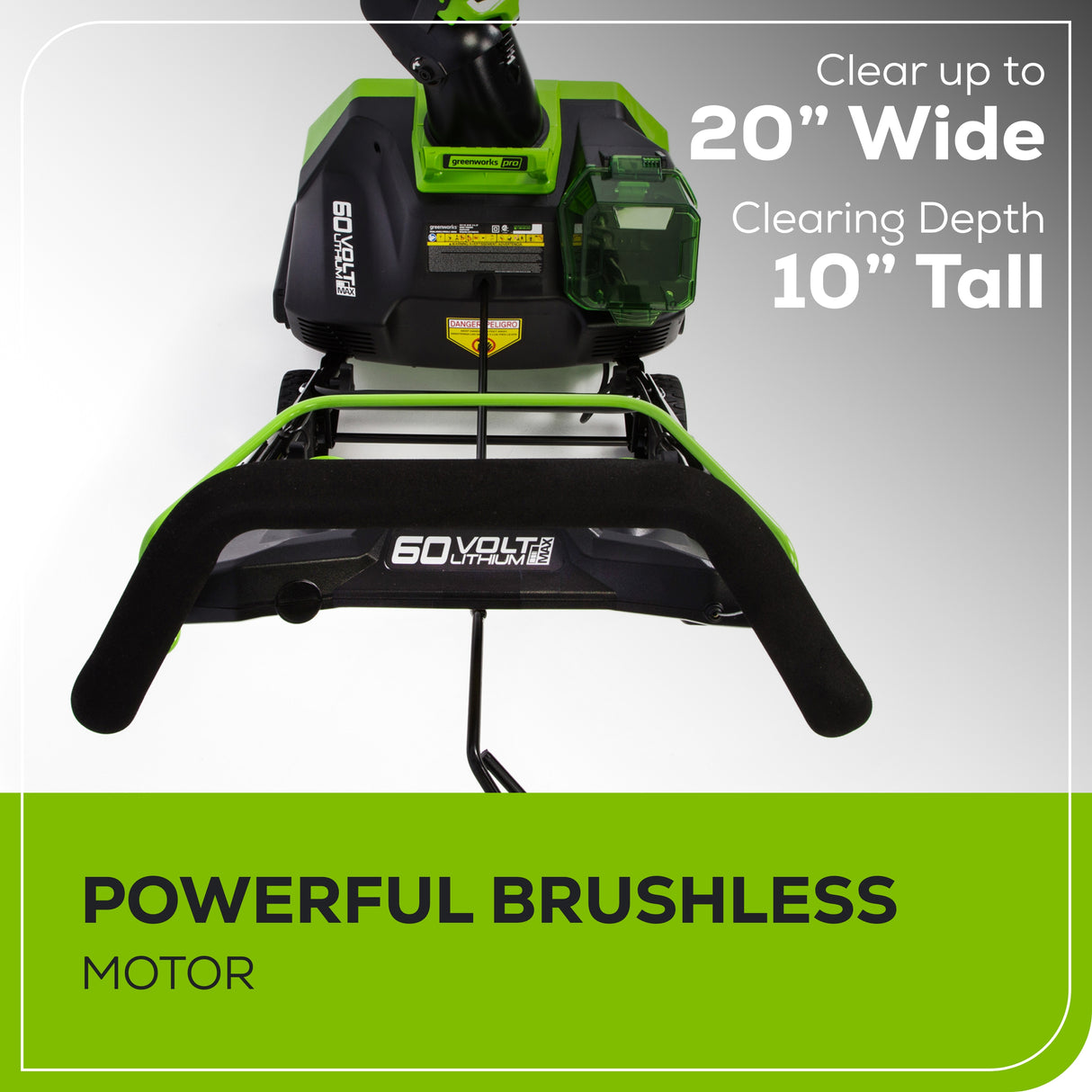 Greenworks 60V 20" Snow Thrower (Tool Only)