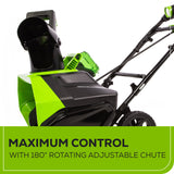 Greenworks 60V 20" Snow Thrower (Tool Only)