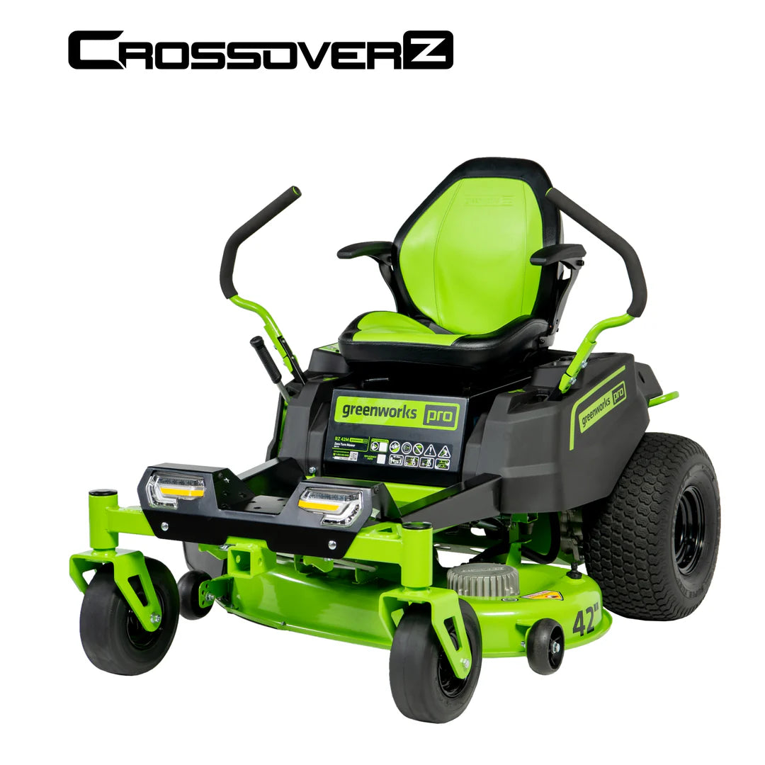 82V 42" Residential Zero Turn Lawn Mower, (6) 6.0Ah Batteries (3) Dual Port Chargers Included