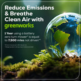 60V 60" MaximusZ Zero Turn Mower, (2) 20.0Ah, (4) 8.0Ah Batteries and 1.5 kW Charger Included