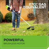 80V 16" Brushless String Trimmer, 2.0Ah Battery and Charger Included - ST80L210