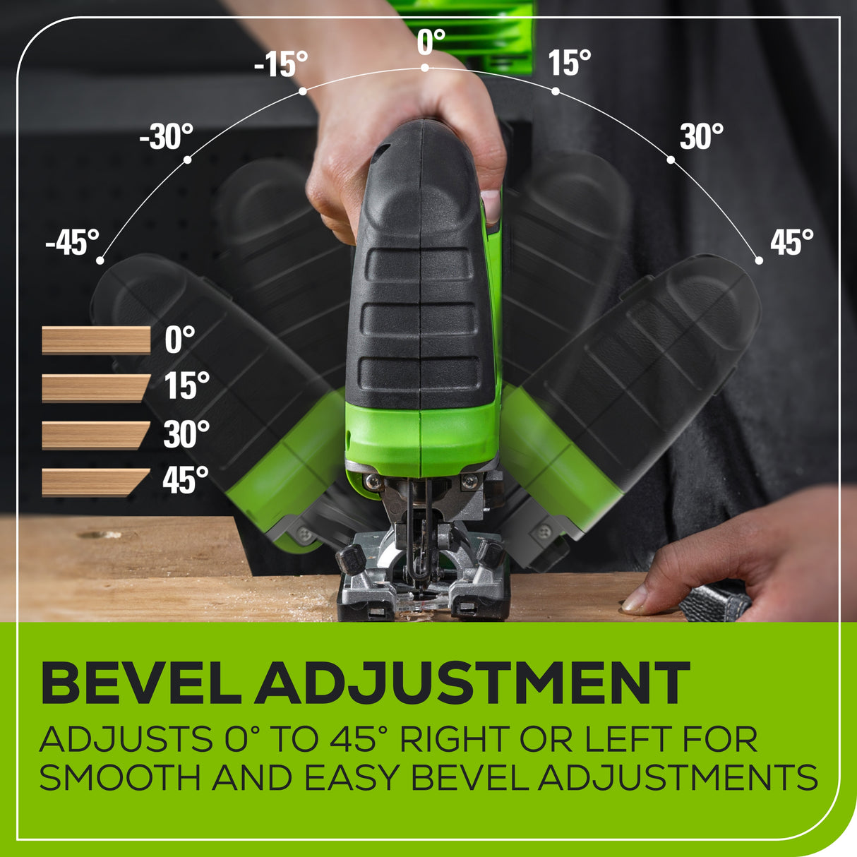 24V Blushless Jig Saw, 2.0Ah Battery & Charger Included