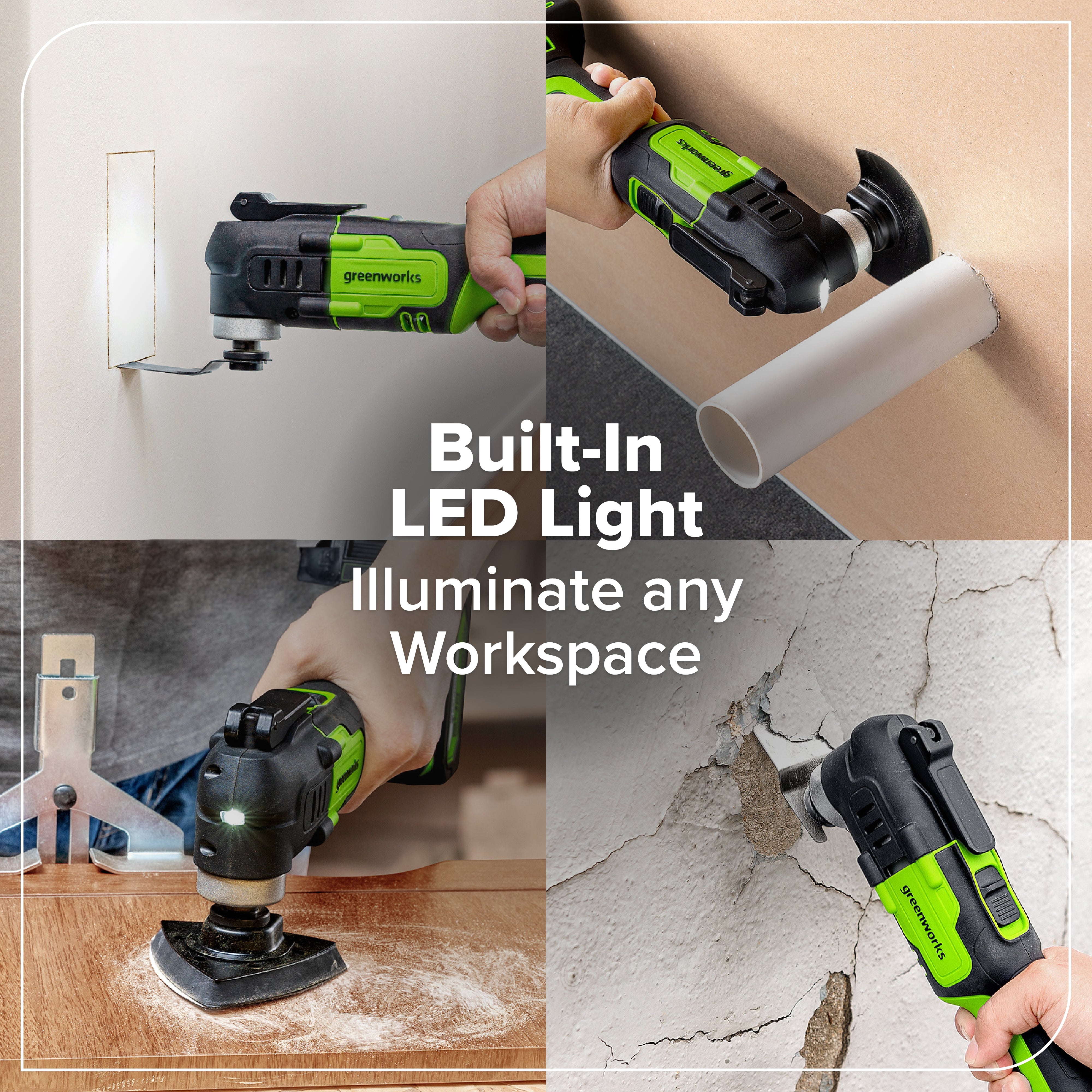 24V Oscillating Multi-Tool, 2.0Ah Battery & Charger Included