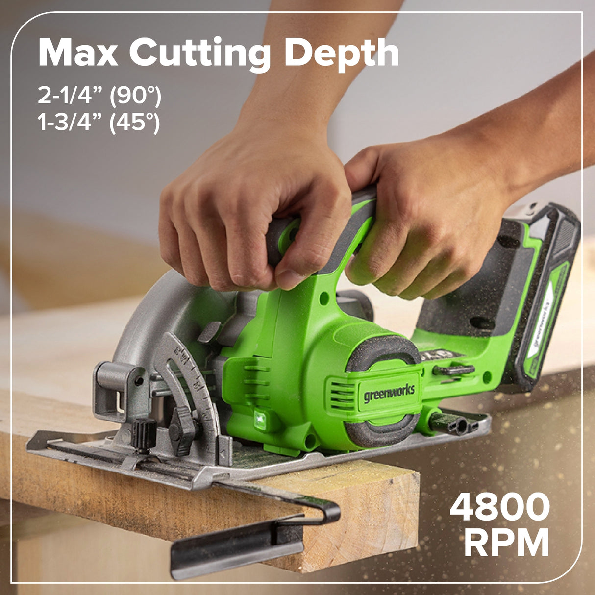 24V Brushless 4-Piece Power Tool Combo Kit – Drill/Driver, Circular Saw, Impact Driver, LED Flashlight, (1) 4.0Ah & (1) 2.0Ah USB-C Batteries, 65W USB-C Fast Charger Included