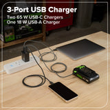 24V Brushless 10-Piece Power Tool Combo Kit, (2) 4.0Ah & (1) 2.0Ah USB-C Batteries & 65W Charger Included