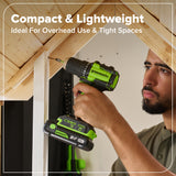 24V Brushless Drill/Driver & 6.5" Circular Saw Combo Kit – (2) 2.0Ah USB-C Batteries & 65W USB-C Fast Charger Included