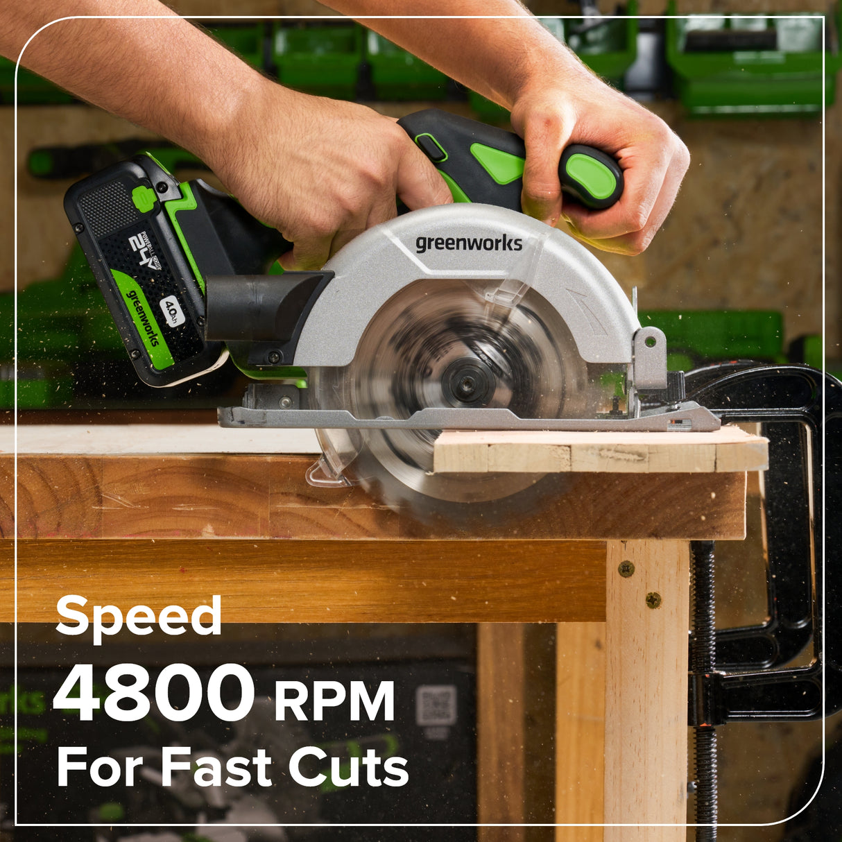 24V Brushless Drill/Driver & 6.5" Circular Saw Combo Kit – (2) 2.0Ah USB-C Batteries & 65W USB-C Fast Charger Included