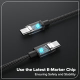 Ensemble 24 V de 6 outils électroportatifs sans balais Greenworks, avec (1) batterie USB-C de 4,0 Ah et (1) batterie USB-C de 2,0 Ah, et chargeur rapide USB-C de 65 W.