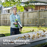 24V 12" Brushless String Trimmer & 270 CFM Blower, 2.0Ah Battery with 30W Type-C Charger and 3-FT Cables Included