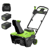 Souffleuse à neige sans balais 80V MAXIMUS de 22 po à propulsion par tarière, (2) batteries de 4,0 Ah et chargeur de 6 A inclus