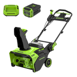 Souffleuse à neige sans balais Greenworks 60 V de 22 po, batterie de 6,0 Ah et chargeur de 3 A inclus
