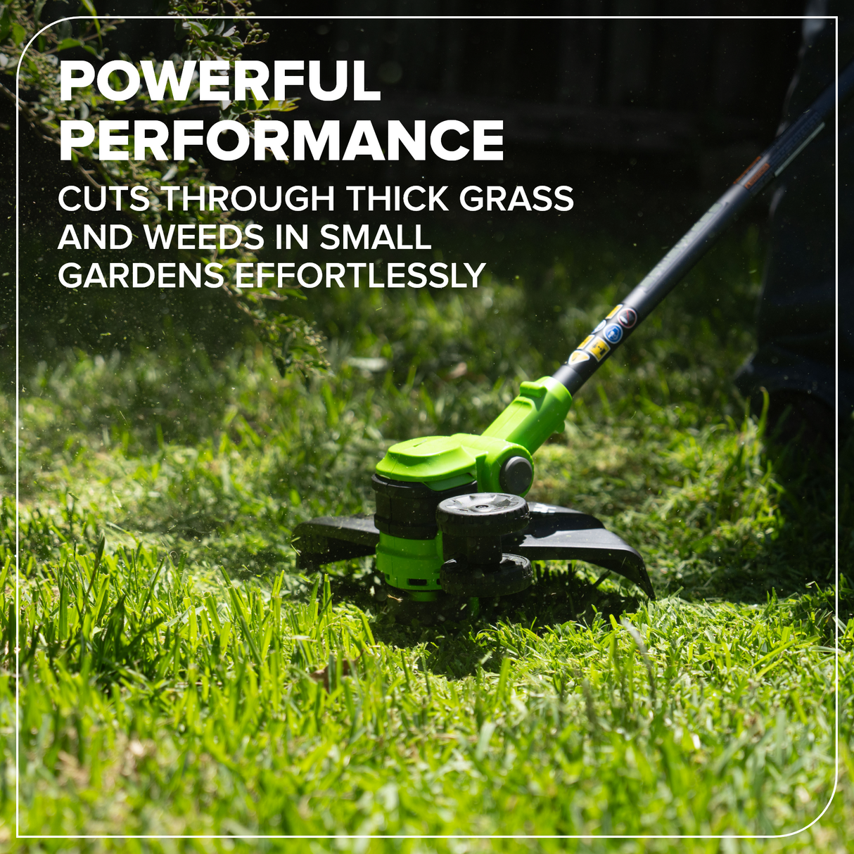 24V 13" Brushless String Trimmer, 4.0Ah 21700 Battery and 65W Type-C Charger with 3-FT Cable Included