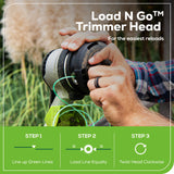 60V 13" Cordless String Trimmer & Leaf Blower Combo Kit, 4.0 Ah Battery and Charger Included