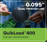 48V (24V x 2) 16" Brushless String Trimmer, (2) 4.0Ah 21700 Batteries and 100W Type-C Charger with (2) 3-FT Cables Included