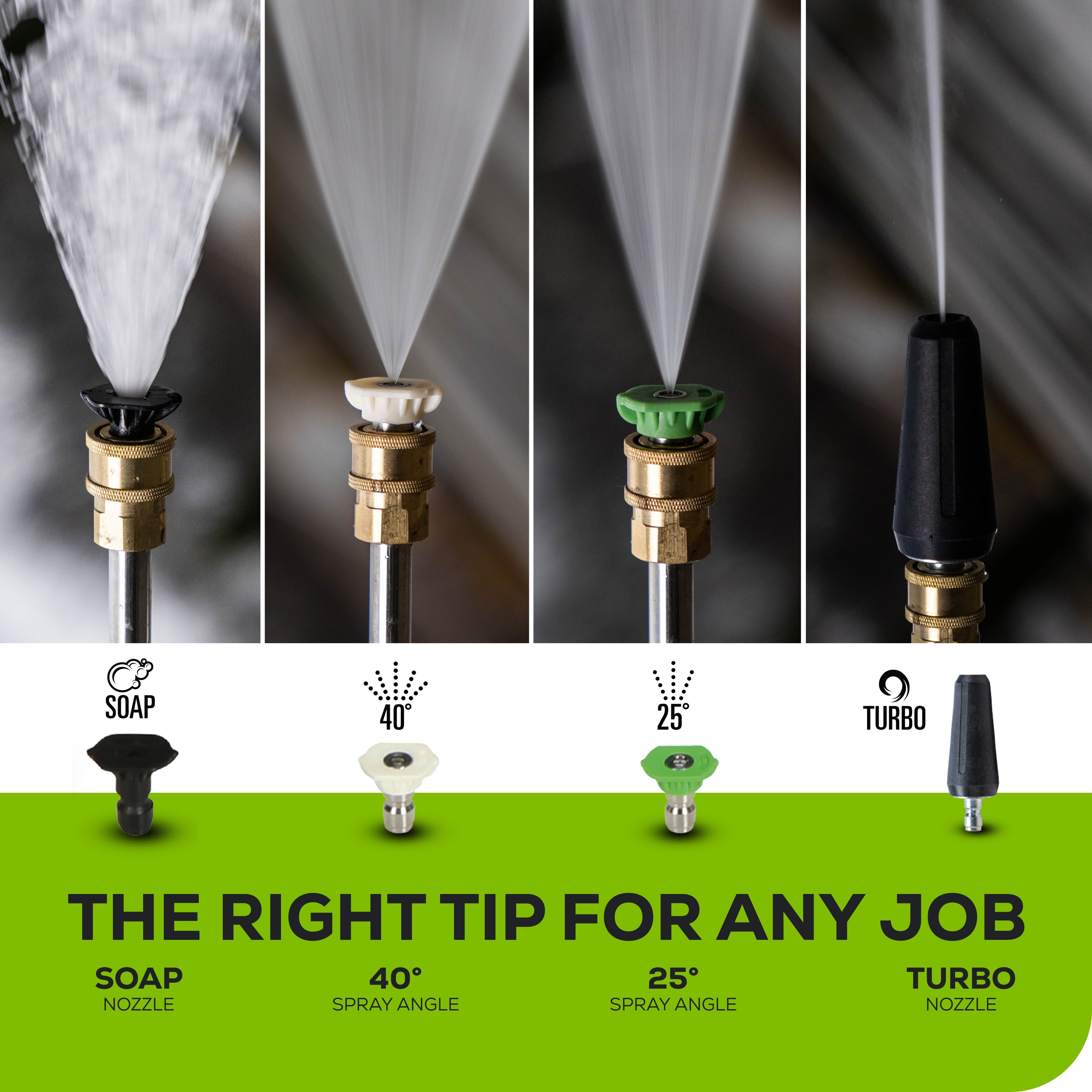 1800 PSI 1.1 GPM 13 Amp Electric Pressure Washer – Greenworks