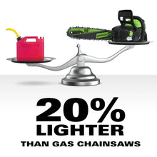 Load image into Gallery viewer, 60V 18&quot; Brushless Chainsaw, 4.0Ah Battery and Charger Included
