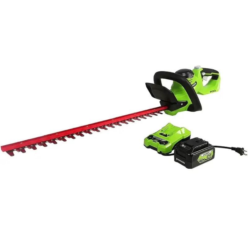 24V 22" Hedge Trimmer, 4.0Ah Battery and Charger