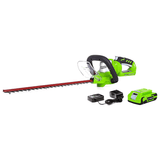 24V 22" Cordless Hedge Trimmer, 2.0Ah Battery and Charger Included