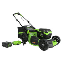 Load image into Gallery viewer, 60V 21&quot; Brushless Lawn Mower, 4.0Ah Battery and Charger Included
