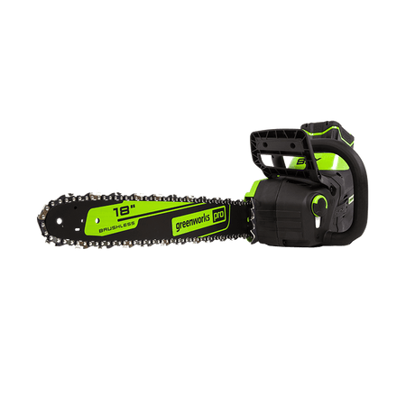 80V 18" Chainsaw with 4.0Ah Battery and Charger Included plus (2) 18" Chains