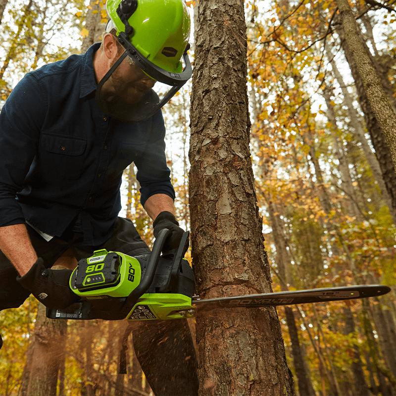 greenworkstools-80V 18 Cordless Battery 2.5Kw Chainsaw (Tool-Only)