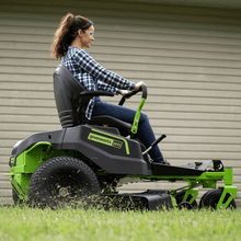 Load image into Gallery viewer, 80V 42&quot; Crossover Z Residential Zero Turn Mower, (6) 5.0Ah Batteries and (3) Dual Port Chargers
