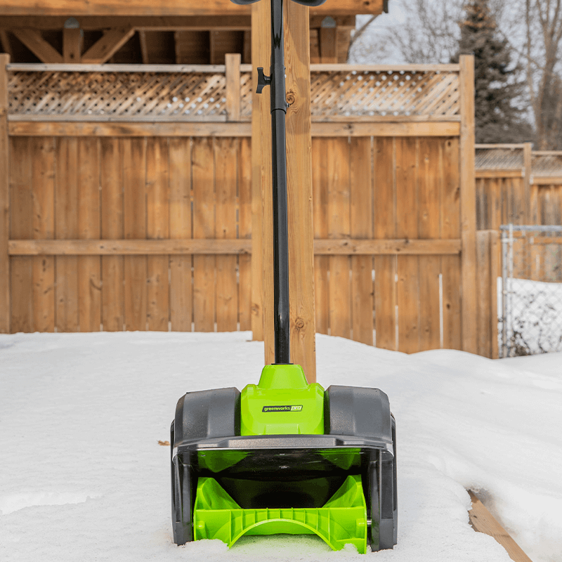 Greenworks-Pelle à neige sans balais avec batterie de 4Ah, 2605602, 40V, 12  pouces