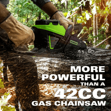 Cargar imagen en el visor de la galería, 60V 18&quot; Chainsaw with 4.0Ah  Battery and Charger
