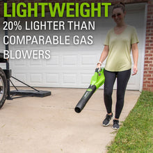 Load image into Gallery viewer, 40V 120 MPH - 450 CFM Brushless Leaf Blower, 4.0Ah Battery and Charger Included

