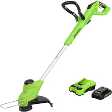 Load image into Gallery viewer, 24V 12&quot; TORQDRIVE String Trimmer, 2.0Ah USB Battery and Charger Included ST24B02
