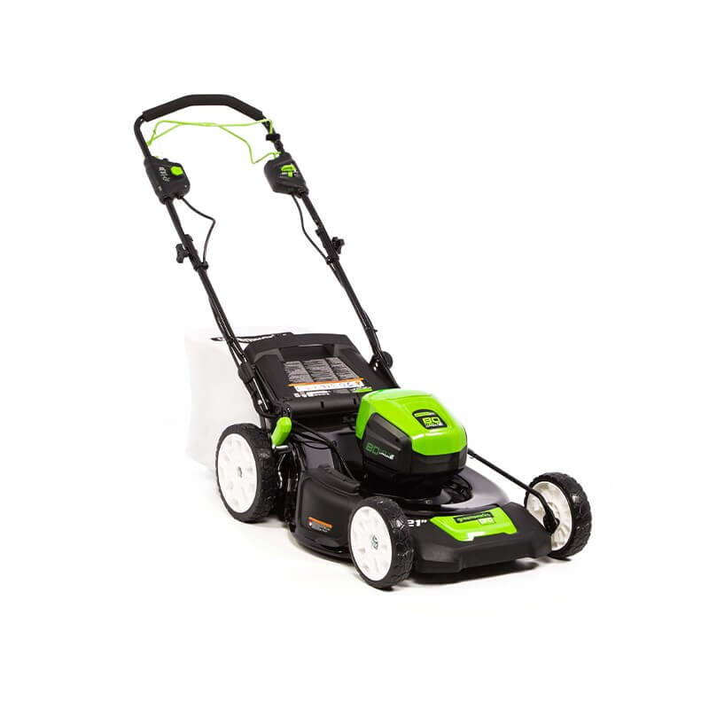 Greenworks self propelled mower 80v deals