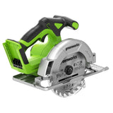 24V 6.5" Brushless Circular Saw, 2.0Ah Battery and Charger Included