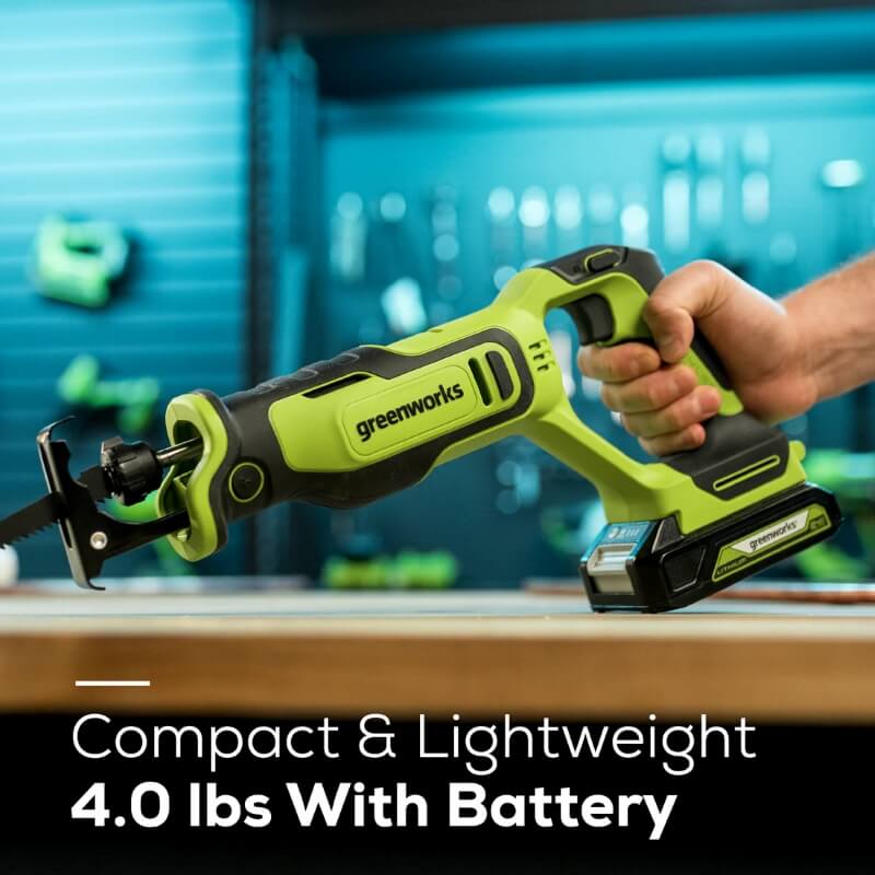 24V Brushless Reciprocating Saw, 2.0Ah Battery and Charger Included (Available at Costco)