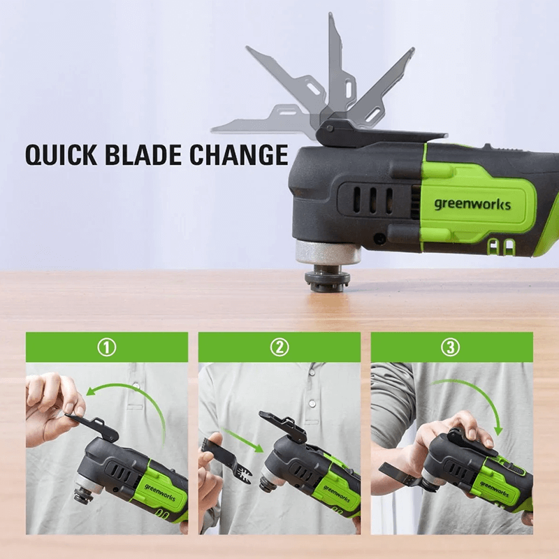 24V Oscillating Multi-Tool, 2.0Ah USB Battery and Charger Included (Available at Costco)