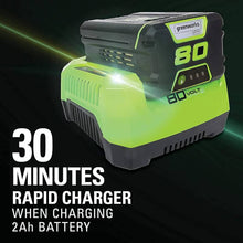 Charger l&#39;image dans la galerie, 80V 10&quot; Cultivator, 2.0Ah Battery and Charger Included
