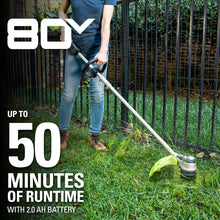 Load image into Gallery viewer, 80V 16&quot; Brushless String Trimmer, 2.0Ah Battery and Charger Included
